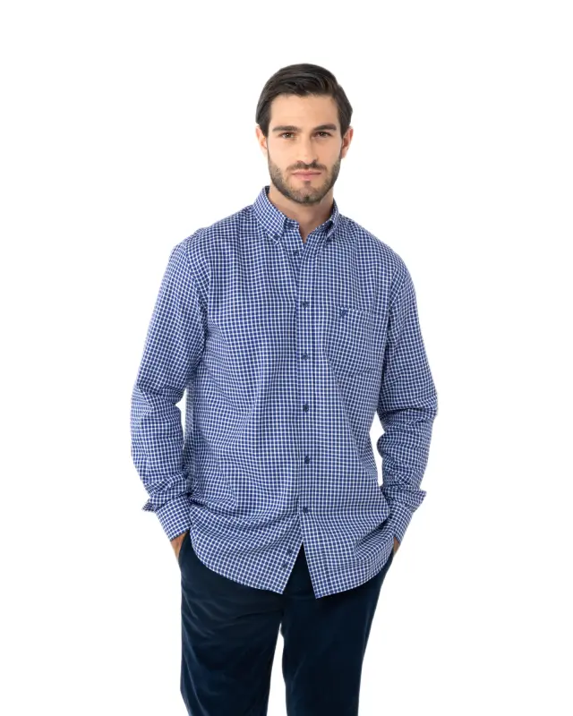 The Bostonians Chester ανδρικό μακρυμάνικο πουκάμισο regular fit 3AACH8628-1