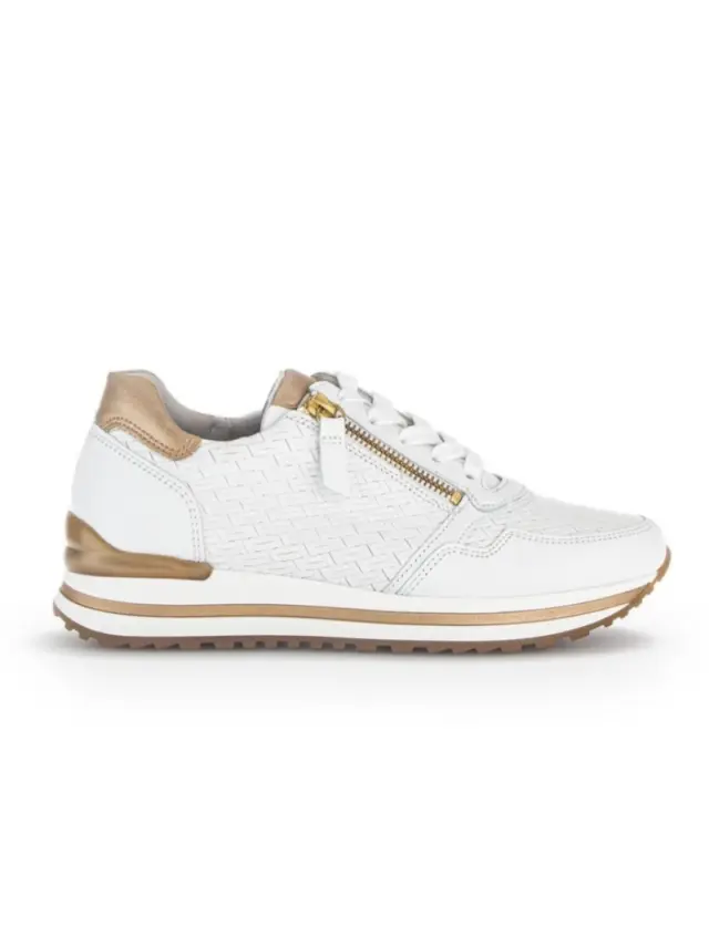 Gabor Sneakers Γυναικείο δέρμα Άσπρο GAB/66528 80-WEISS/PLATIN 3