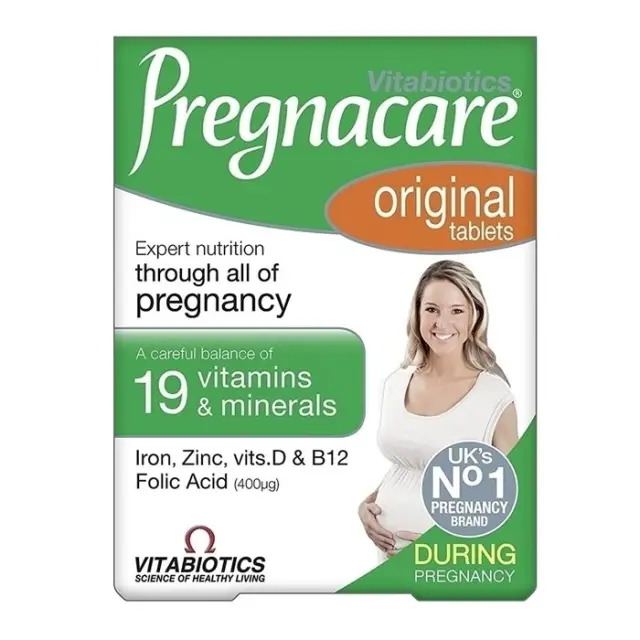 Vitabiotics | Pregnacare Original | Συμπλήρωμα Διατροφής για την Εγκυμοσύνη | 30 Κάψουλες