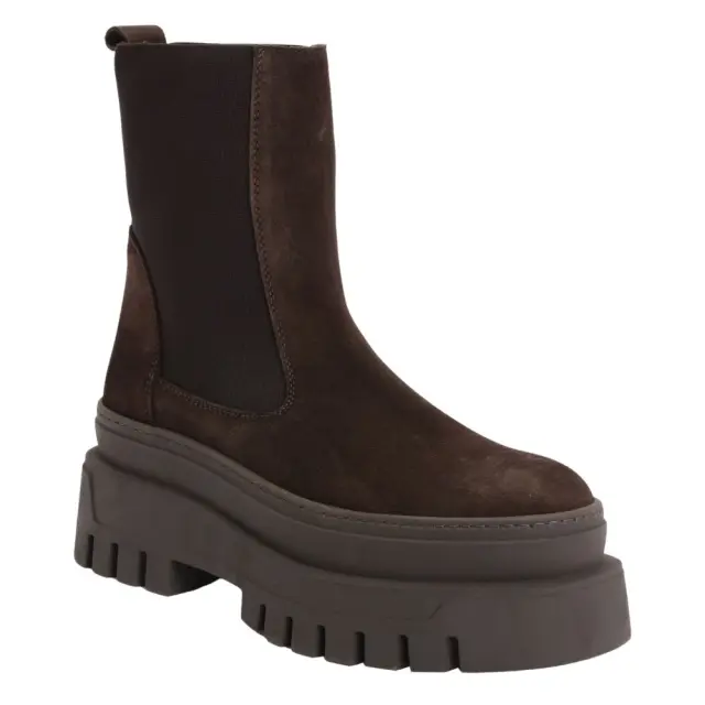 Γυναικεία Δερμάτινα Μποτάκια Steve Madden Cassandra 11002679-880 Καφέ Καστόρι Καφέ - 36 2