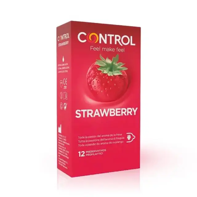 Control – Προφυλακτικά Adapts Φράουλα 12τεμ