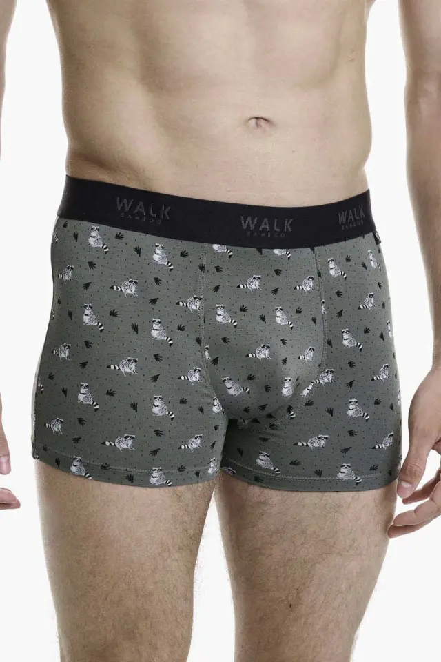Walk Ανδρικό Boxer Bamboo με Σχέδια