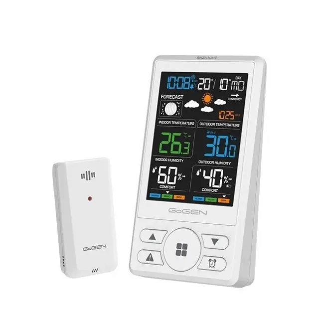 GoGEN Μετεωρολογικός Σταθμός ME1250W White (GOG-ME1250W)