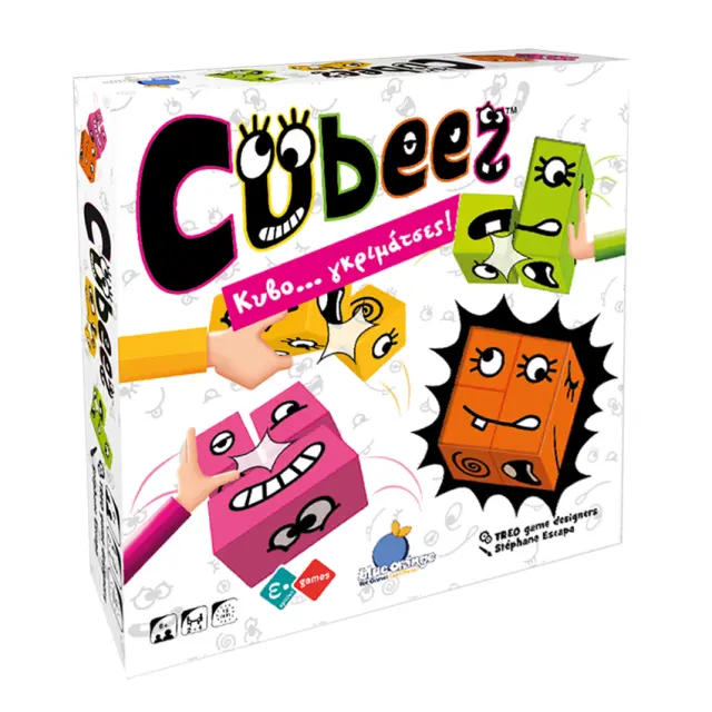 Epsilon Games Επιτραπέζιο Cubeez Κυβογκριμάτσες! 2-4 Παίκτες (6+ ετών) 06801