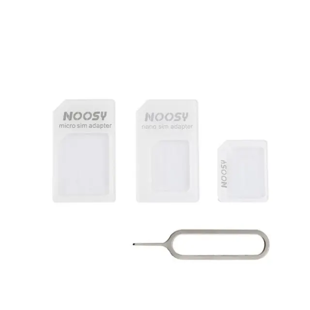 Noosa SIM Card Adapter Set & Key White