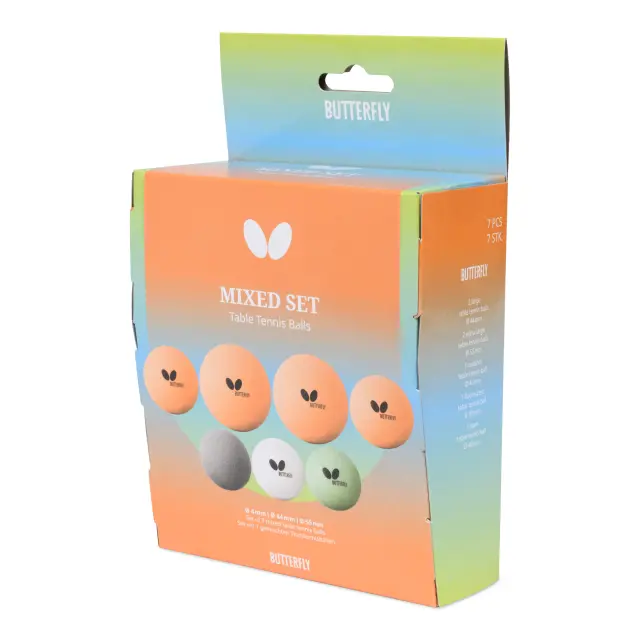 Μπαλάκια Πινγκ-Πονγκ Butterfly Fun Balls Mixed pack-44906901012705