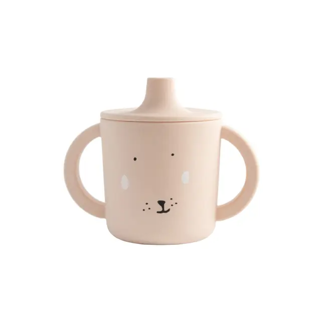 Εκπαιδευτικό Ποτήρι Σιλικόνης Sippy Cup Mrs. Rabbit Ροζ 207ml - Trixie