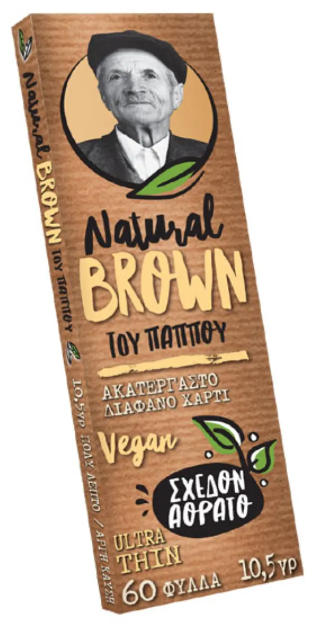 Του Παππού Χαρτάκια Natural Brown 60φ. - 47571 2