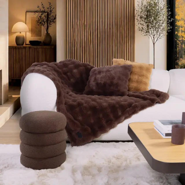 Ριχτάρι Πολυθρόνας Reality 130x180 Nef Nef Homeware, 100% ΠΟΛΥΕΣΤΕΡΑΣ - COFFEE (040944) 2