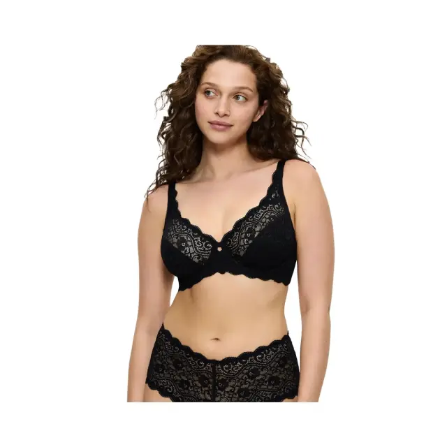 Triumph Γυναικείο Σουτιέν Amourette W, Χρώμα Μαύρο