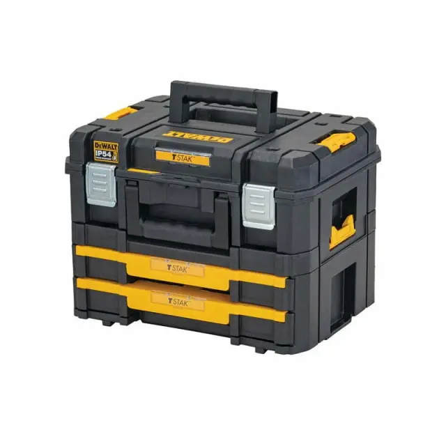 Dewalt DWST83395-1 TSTAK Εργαλειοθήκη Χειρός Πλαστική με Ταμπακιέρα Π44xB32xΥ33.7cm
