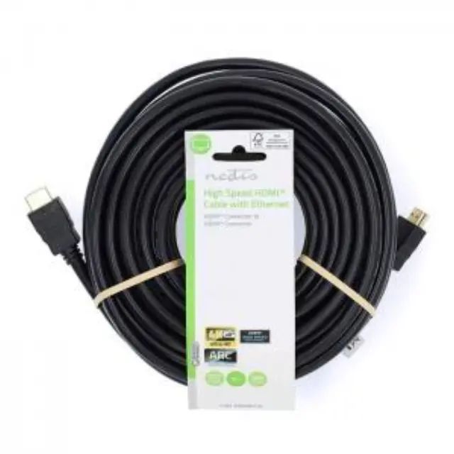 Καλώδιο High speed HDMI with Ethernet, HDMI αρσ. - HDMI αρσ., 15m. 3