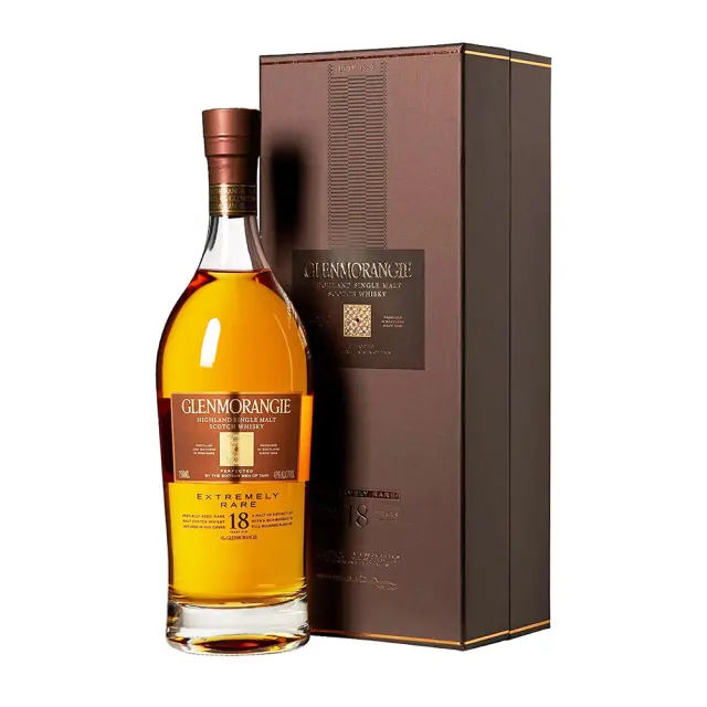 GLENMORANGIE EXTREMELY RARE SINGLE MALT WHISKY 18 YEARS AGED 700ML