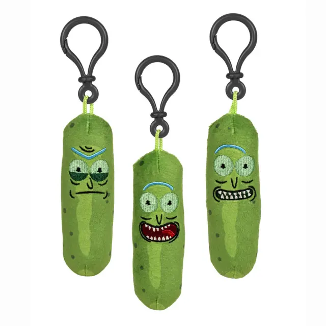 Λούτρινο μπρελόκ Rick + Morty Pickle plush keychain 10cm (1 τεμ τυχαίο σχέδιο)