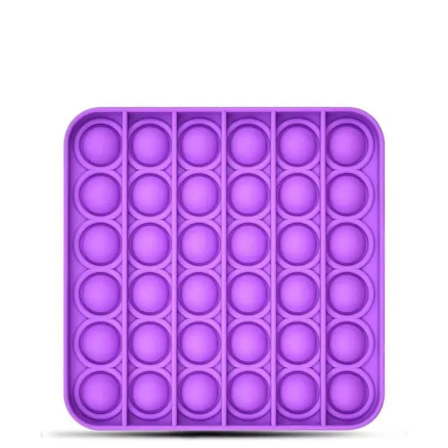 4FIZJO Τετράγωνο Push Bubble Stress Reliever Μωβ - 3256