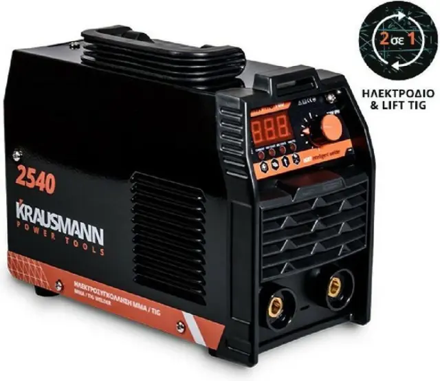 KRAUSMANN 60815 - ΗΛΕΚΤΡΟΣΥΓΚΟΛΛΗΣH INVENTER MMA - TIG IGBT 160A (2540)