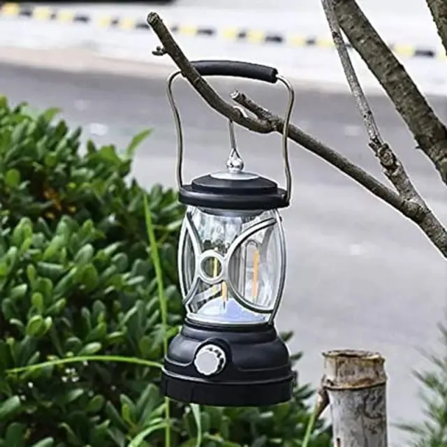 Επαναφορτιζόμενο LED Φανάρι Κάμπινγκ - Vintage camping lamp z693100 2