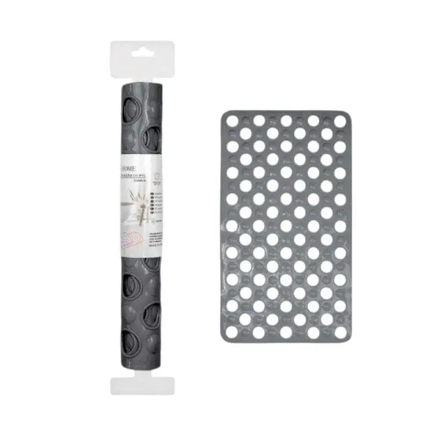 Αντιολισθητικό πατάκι μπάνιου - M0831 - 36x66cm - Grey - 21082