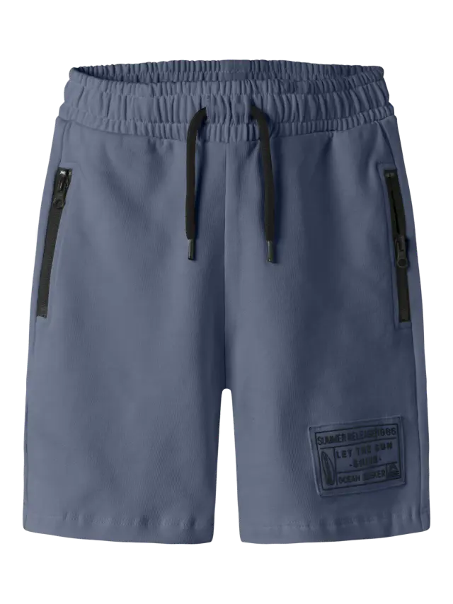 Name It Σορτς αγορίστικο πλεκτό Μπλε NKMFAVNE SWEAT SHORTS UNB - 13241250