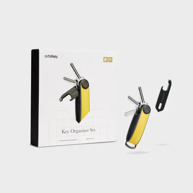 Orbitkey - Key Organiser Hybrid Leather AND Multi-Tool v2 Set - Gadgets