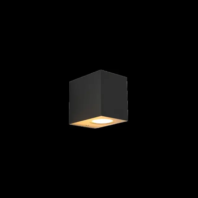 it-Lighting Norman 1xGU10 Outdoor Up or Down Wall Lamp Anthracite D:8cmx7cm (80200444)
