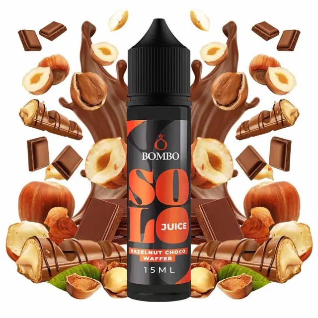 Solo Juice Hazelnut Choco Waffer 10ml (60ml) - Bombo Flavorshots