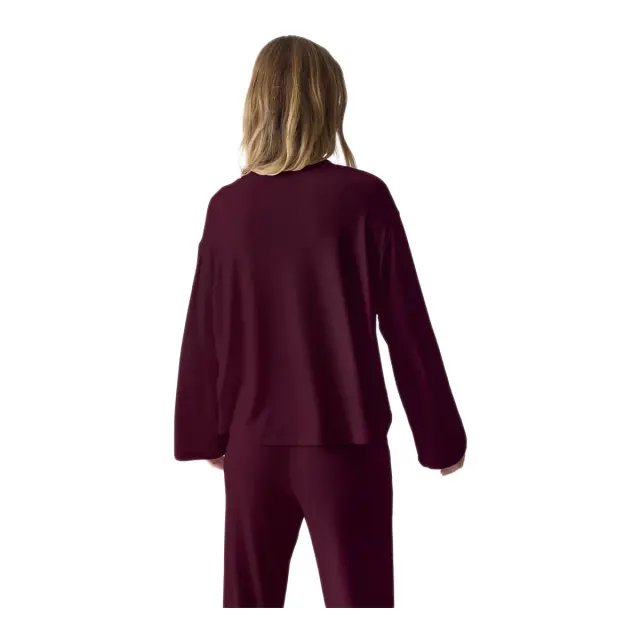 Triumph Γυναικεία Μπλούζα Πυτζάμας Cozy Comfort X 01, Χρώμα Κόκκινο 2