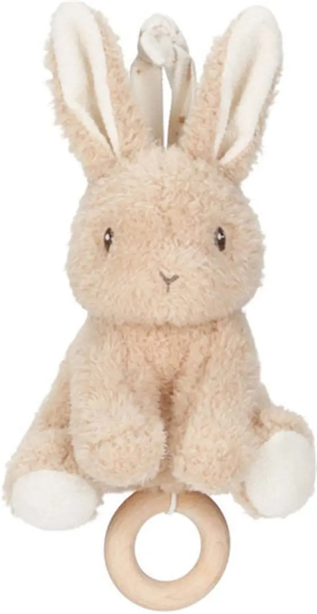 Little Dutch Υφασμάτινο μουσικό κουνελάκι Baby Bunny GRS / LD8426 (Little Dutch)