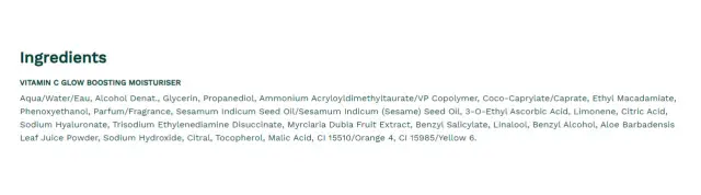 The Body Shop Vitamin C Glow Boosting Moisturizer 2