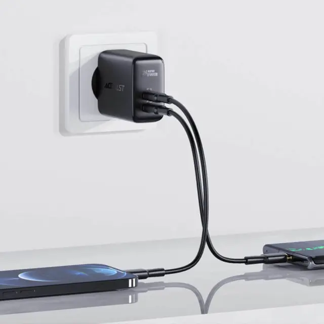 Acefast® A9 Φορτιστής Power Delivery με 2xUSB-C 40W- Black 2