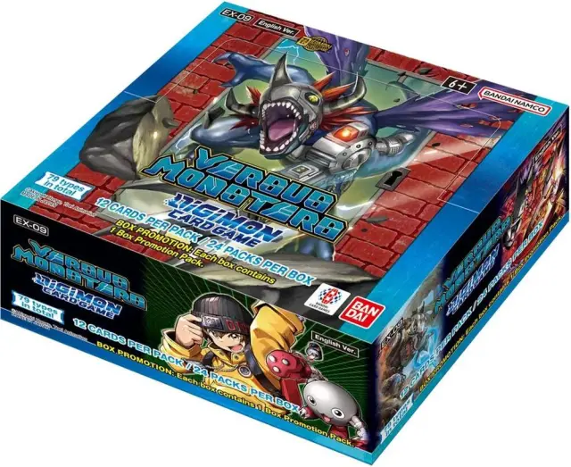 Digimon Card Game – Versus Monsters EX09 Extra Booster Box (24 Packs) - EN