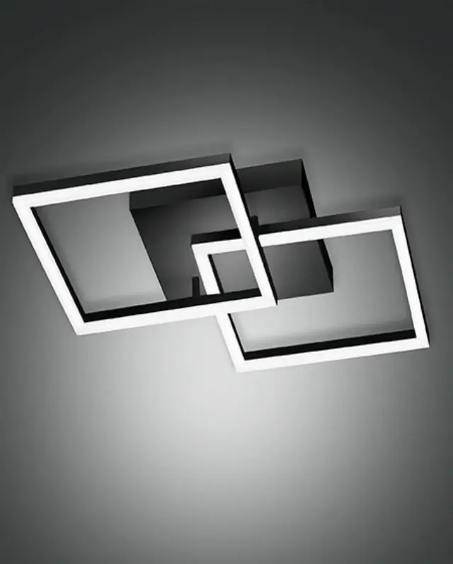 Bard 3394-22 φωτιστικό οροφής 45x45 τετράγωνα led Μαύρο