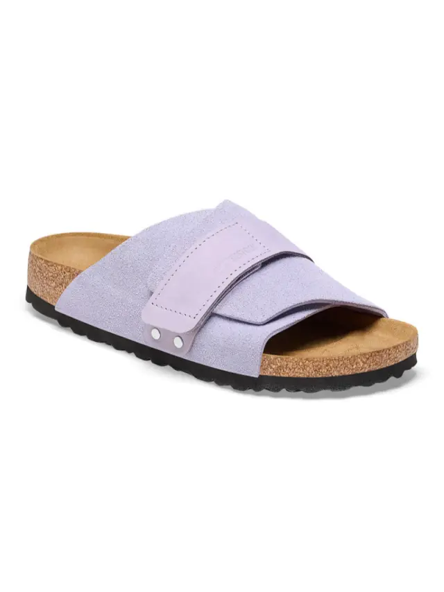 Birkenstock Πέδιλα Γυναικείο δέρμα Nubuck/Suede Μωβ BIR/KYOTO 1025338 PURPLE 2