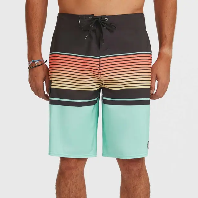 O'neill Men's Lennox Stripe 21inch Swim Shorts Μαύρο - Πράσινο 2800238-25064 (O'neill) 2