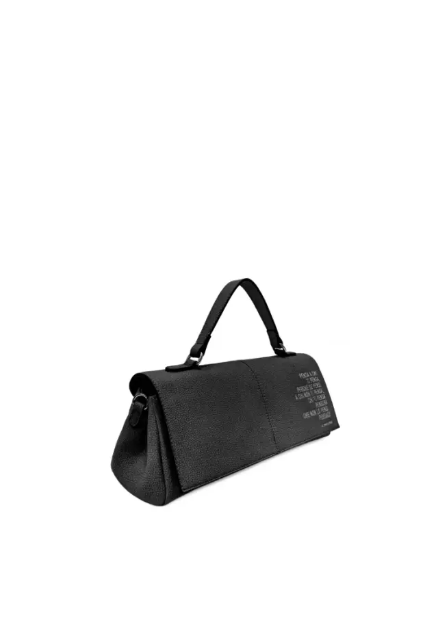 LE PANDORINE - Amsterdam black flap bag 2