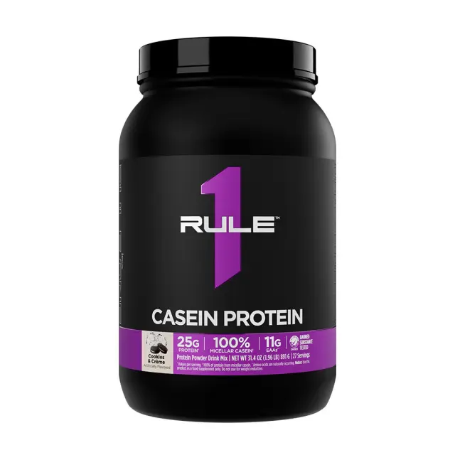 Rule1 Casein Cookies & Cream, 27 Servings