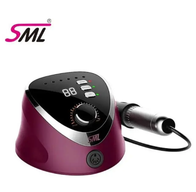 SML Τροχός Νυχιών Ρεύματος 35000rpm με Πεντάλ σε Μωβ Χρώμα M12 2