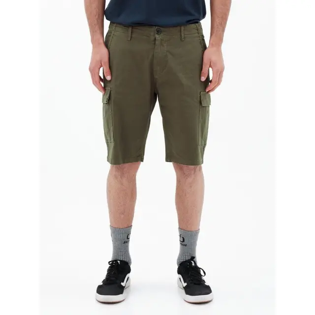 Emerson Men's Stretch Cargo Short Pants (221.EM47.195-Olive) - Λαδί - 29