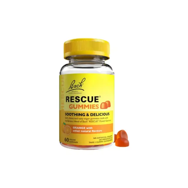 POWER HEALTH Bach Rescue Gummies Ζελεδάκια με Γεύση Πορτοκάλι και Ανθοϊάματα 60 Ζελεδάκια