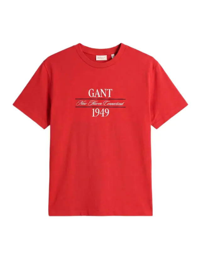 Gant ανδρικό t-shirt με κεντητό λογότυπο 3G2003458-3