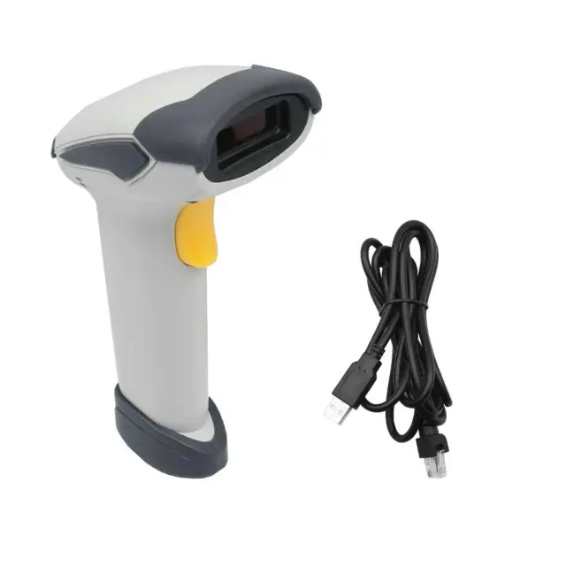 Scanner Χειρός Ενσύρματο με Δυνατότητα Ανάγνωσης 1D Barcodes HL 18668-44 Γκρι – Μπλε