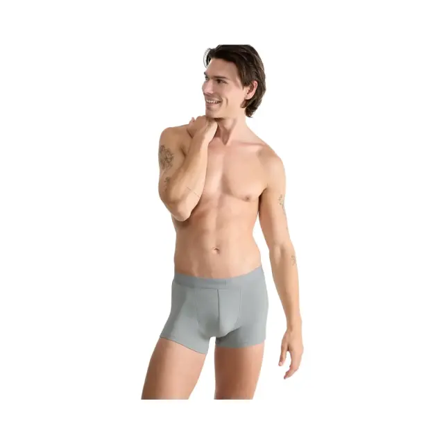 Sloggi Ανδρικό Boxer Ever Ease Hipster - Διπλό Πακέτο, Χρώμα Silver Grey - M 2