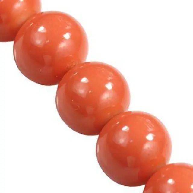 Χάντρα Επικαλυμένη Coral Ø12mm ~70τεμ