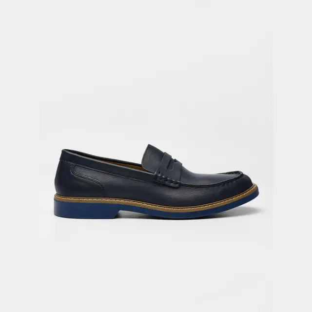 Imac Μοκασίνια-Loafers Ανδρικό δέρμα Μπλέ IMA/750520 BLUE