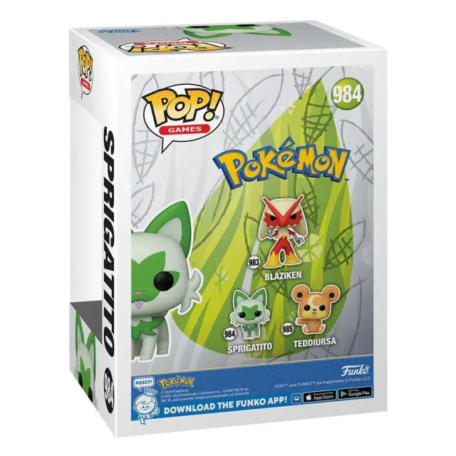Funko Pop! Games: Pokemon Sprigatito (75191) (FNK75191) 3