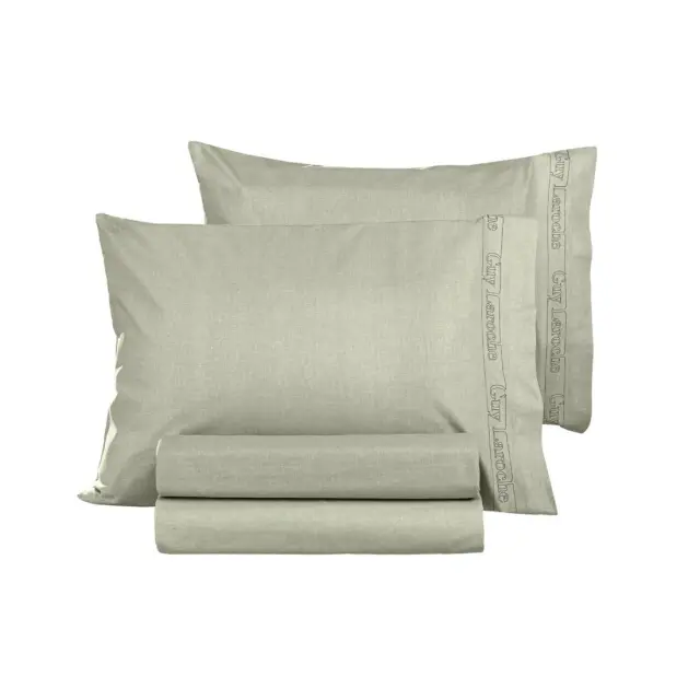 Σετ Μαξιλαροθήκες 2 Τεμαχίων Guy Laroche Color Plus Khaki 50x70
