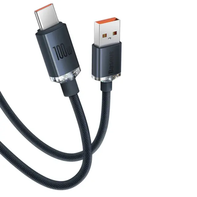 Mobile Charging Cable Usb to Type-C 100W Baseus 1,2m Black 2