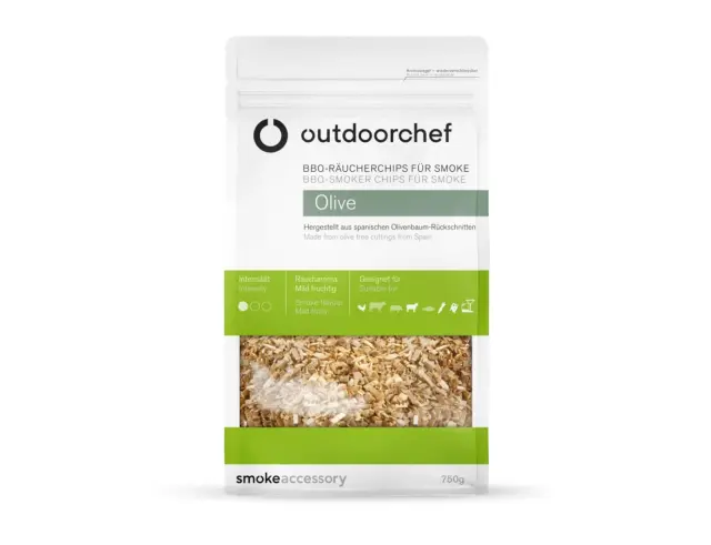 Τσιπς Ξύλου Καπνίσματος BBQ Outdoorchef - 750gr - Άρωμα Ελιάς14.523.19
