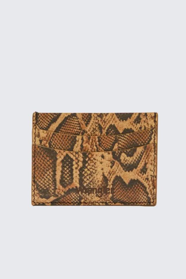 Wrangler Μικρό Δερμάτινο Πορτοφόλι 112387611 - Snake