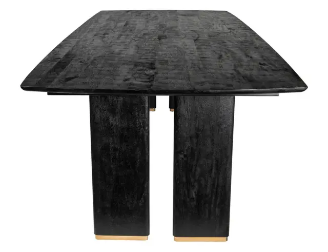 Τραπεζαρία Liber PTMD Luxury Living από Ξύλο Mango, με διαστάσεις 280x110x77cm - Black - Δεν περιλαμβάνονται οι καρέκλες 2